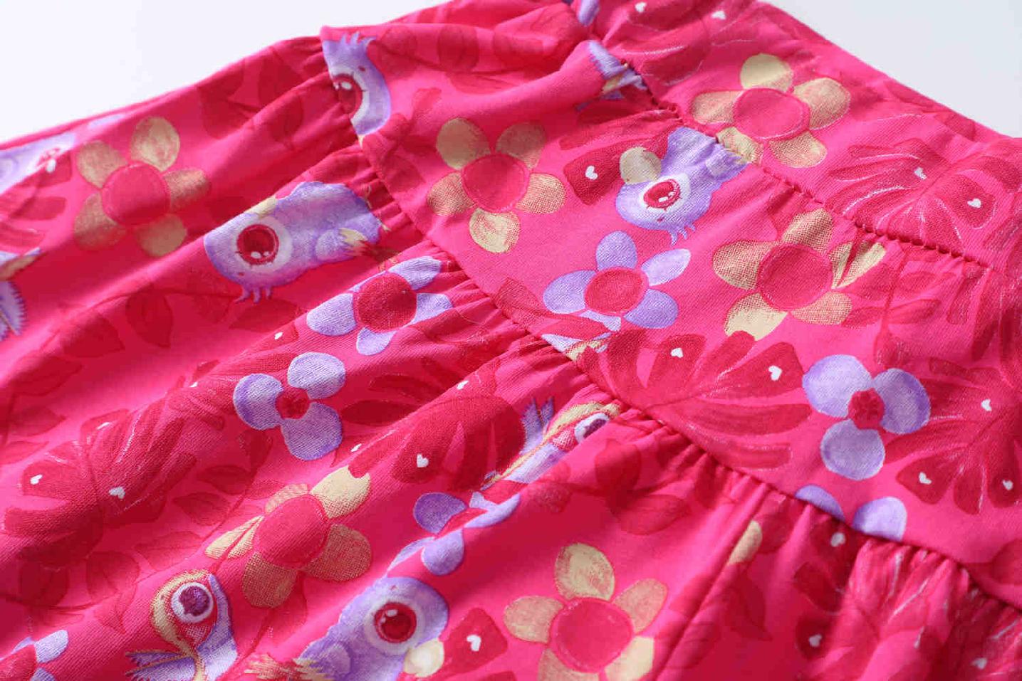 Dívčí kraťasy / šortková sukně Kugo CY1102 tmavě růžová